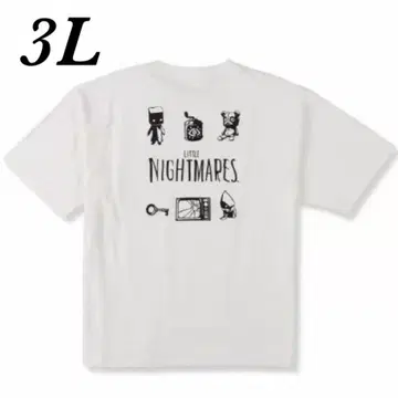 [ 익명 배송 ] 리틀 나이트메어 T셔츠 3L 사이즈 화이트