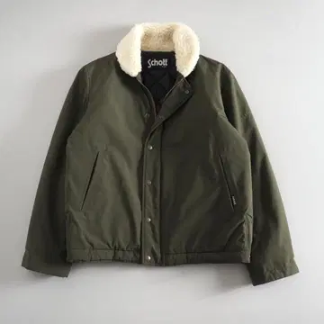 Schott 샷 플라이트 자켓 안감 퀼팅 카키 새상품급