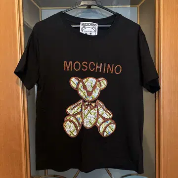 MOSCHINO 테디베어 프린트 T셔츠