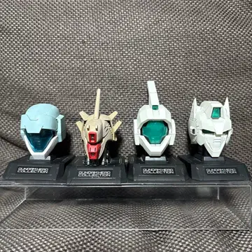 매스콜렉션 건담 헤드 컬렉션 (보통 받침대) 4개 세트