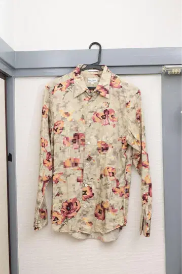 Paul Smith London 올 패턴 꽃무늬 긴팔 셔츠 M 사이즈
