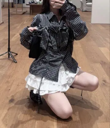 드로우 개더 셔츠