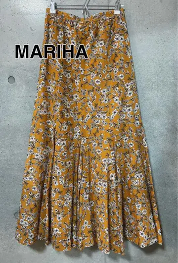MARIHA 꿈꾸는 머메이드 스커트 꽃무늬 S