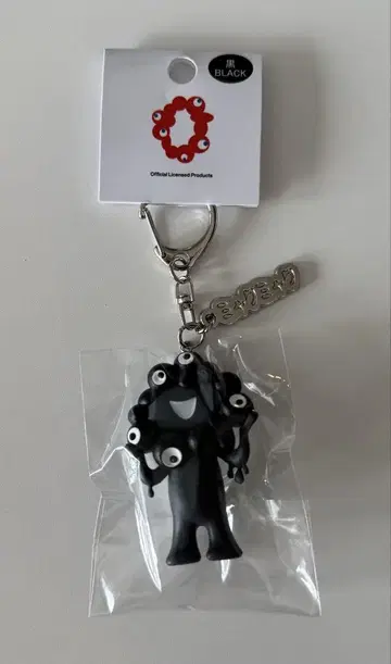 EXP02025 미야쿠미야쿠 입체 PVC 키홀더 플레이트 부착 블랙