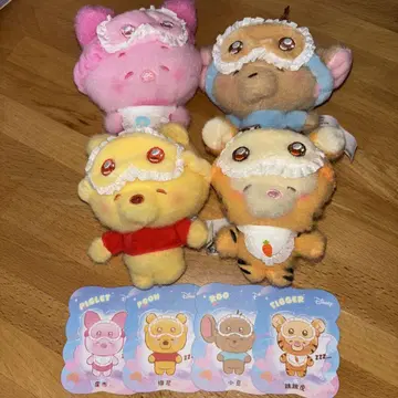 디즈니 Squinting Sleepwear 곰돌이 푸 봉제 인형