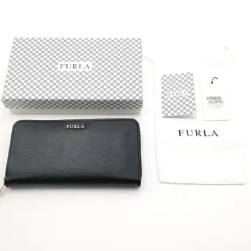 컨디션 최상 훌라 FURLA 장지갑 라운드 지퍼 11-250902
