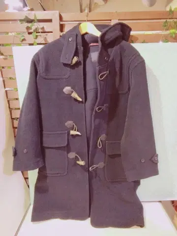 유로 빈티지 이탈리아제 울 더플 코트