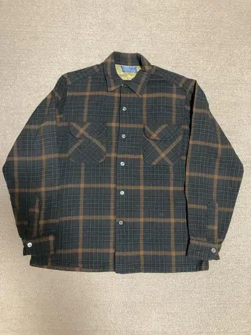 50s USA PENDLETON 보드 셔츠 M 빈티지 펜들턴