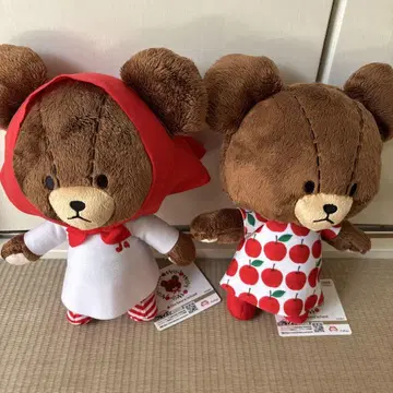 곰돌이 학교 애플걸 BIG 봉제 인형 전 2종 세트