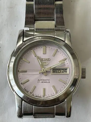 SEIKO 5 오토매틱 여성용 손목시계