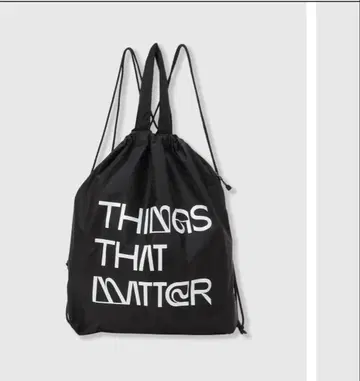 THINGS THAT MATTER 드로우 스트링 백 나일론 토트 새상품