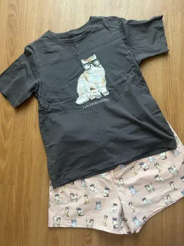 [ 새상품급 ] 폴앤조 T셔츠 숏팬츠 룸웨어