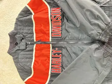 Harley-Davidson 나일론 자켓 그레이/오렌지