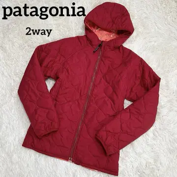 레어 patagonia 후디 퀼팅 자켓 리버서블