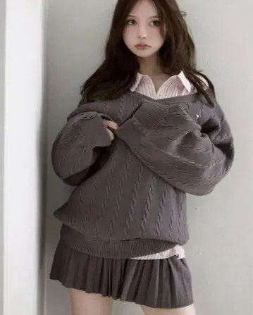andmary Agatha 블라우스 세트업