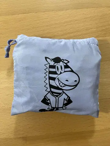 [미사용] 나니와단시 후지와라 죠이치로 GU 콜라보 에코백 파랑
