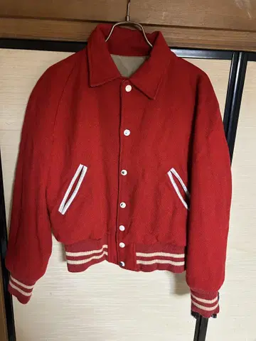 50s 60s stadium jacket reversible