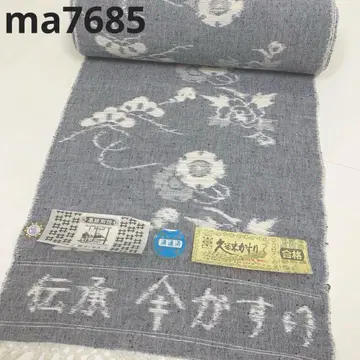 ma7685 구루메 가스리 수직 목화 가스리 면 옷감 착장 리메이크 원단