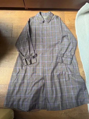 GYMPHLEX 짐플렉스 체크 발마칸 코트 비샵