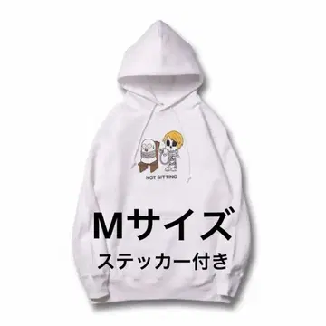 [새상품] SHAKA obo NOT SITTING HOODIE 화이트