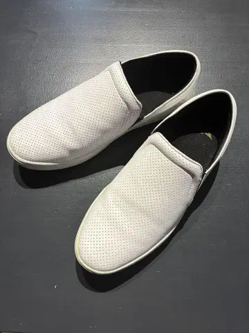 Creativerecreation 화이트 메쉬 슬립온