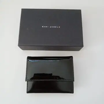 KAWI JAMELE 블랙 3단 폴더형 지갑