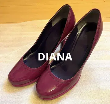 다이애나 DIANA 에나멜 힐 23 1/2 퍼플 계열