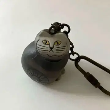 Lisa Larson 키링 고양이 그레이