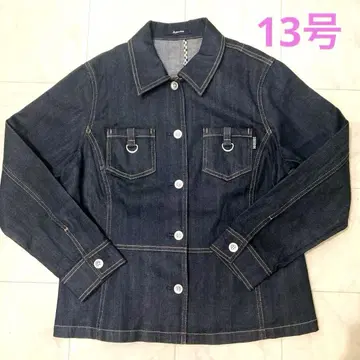 새상품급 아쿠아 스큐텀 aquascutum 데님 자켓 13 XL