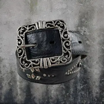 TORNADOMART 스터드 가죽 벨트
