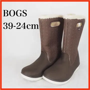 B0476 BOGS 미드 부츠 24cm 브라운