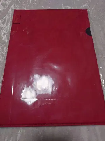 기동전사 건담 NT 내러티브 PU 가죽 파일 빨간색