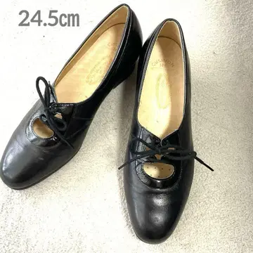 긴자 요시노야 헐크 스바루카스 펌프스 가죽 우천 겸용 24.5cm