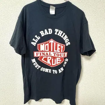 MOTLEY CRUE 모토레이 크루 월드 투어 밴드 t셔츠 Y2K