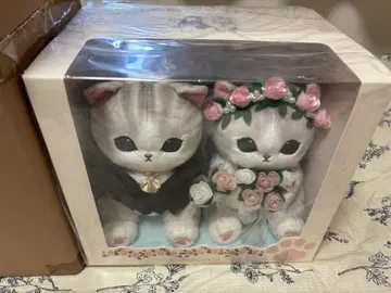 미사용 새상품 mofusand 웨딩 봉제 인형 세트 완전 수주품