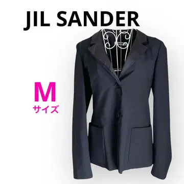 새상품급 JIL SANDER 질 샌더 실크 레이어 옷깃 자켓 36