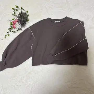 아카이브 파이핑 트레이닝복 모카 숏 기장 M 긴팔 a807