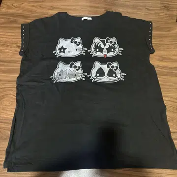KISS Hello Kitty 반팔 셔츠