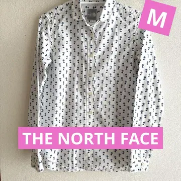THE NORTH FACE 꽃무늬 화이트 긴팔 셔츠 M 사이즈