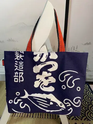 가쓰오 앞치마 토트백