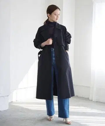 IENA Pe/포플린 싱글 트렌치코트