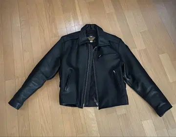 Harley-Davidson 블랙 싱글 라이더 자켓 M