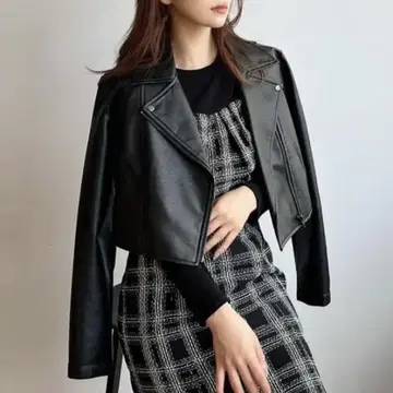 RESEXXY 24AW 인조 가죽 라이더 자켓 S 사이즈