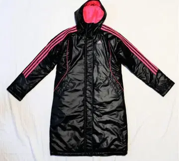 adidas climaproof 롱 코트 M 블랙/핑크