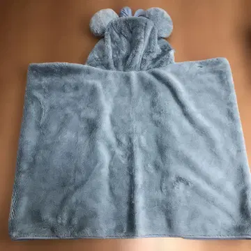 TOKYO DISNEY RESORT 3way 플리스 판초 스카이블루 미니