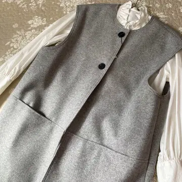 미사용 ZARA 그레이 롱베스트