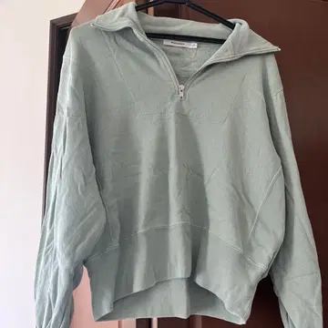 MOUSSY 민트 그린 집업 트레이닝복