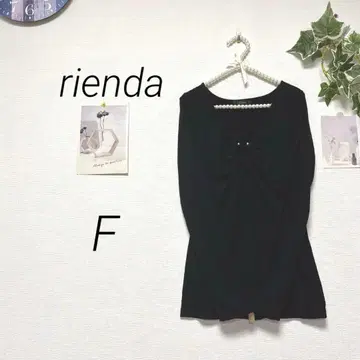 9919-1 리엔다 rienda 긴팔 티셔츠 F 무지 레이온 혼방