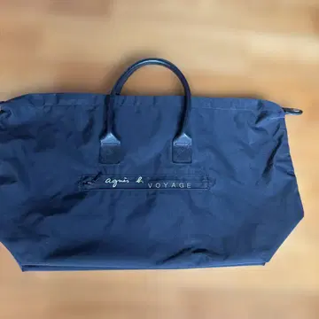 agnis b. VOYAGE 블랙 보스턴 백