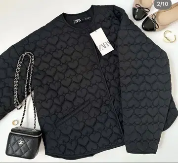 zara 하트 퀼팅 자켓 M 새상품급